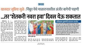 ...तर 'शेतकरी नवरा हवा' दिवस येऊ शकतात-खासदार सुप्रिया सुळे 