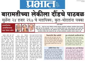 बारामतीच्या लेकीला दौंडचे पाठबळ 