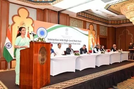 सुप्रिया सुले के नेतृत्व में प्रतिनिधिमंडल ने मिस्र के विदेश मंत्री से आतंकवाद पर की चर्चा