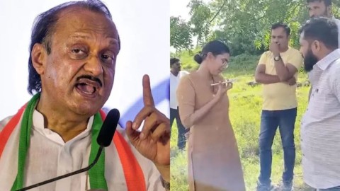 अजित पवारांची 'दादागिरी'; व्हायरल व्हिडीओवर सुप्रिया सुळे भडकल्या, म्हणाल्या 'महिला अधिकाऱ्याच्या कॅरेक्टर...'