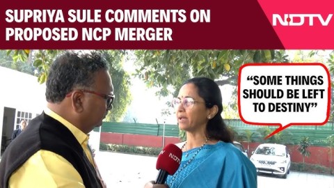 'Some Things Should Be Left To Destiny': Supriya Sule On Proposed NCP Merger