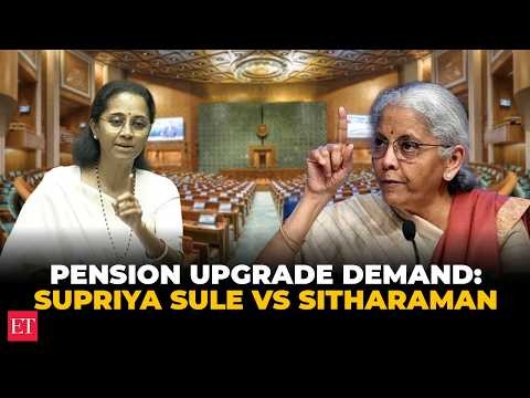 ‘It’s their right, not charity’: Supriya Sule raises pension upgrade demand; FM Sitharaman responds